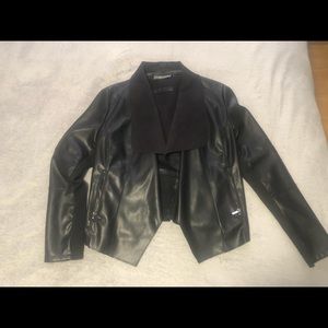 Bagatelle faux leather and suede jacket